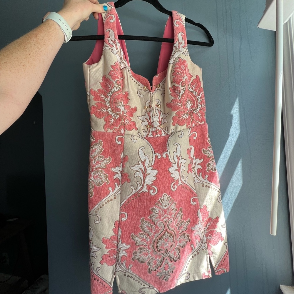 free people “rose gold” party dress